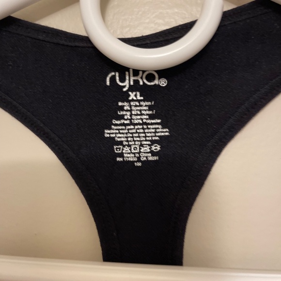 Ryka Black Sports Bra XL - Picture 3 of 5